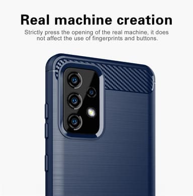 Samsung Galaxy A72 4G / 5G Skal Fodral Case (Blå)