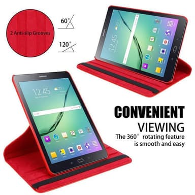 Skal Samsung Galaxy Tab S2 (8 tum) Fodral Case (Röd)