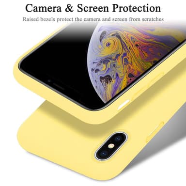 iPhone X / XS Skal Fodral Case (Gul)