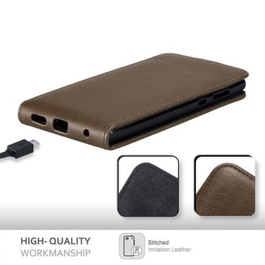 Sony Xperia L1 Flipfodral Skal (Brun)