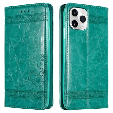 iPhone 11 PRO MAX Plånboksfodral Skal (Turkos)