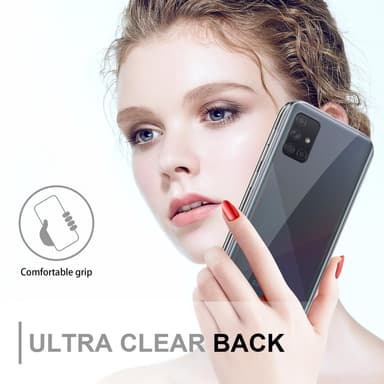 Skal Samsung Galaxy A71 4G Fodral Case (Transparent)
