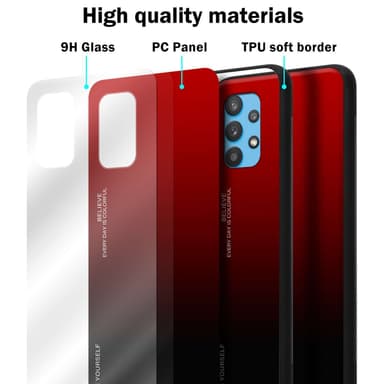 Samsung Galaxy A32 5G Skal Fodral Case (Svart)