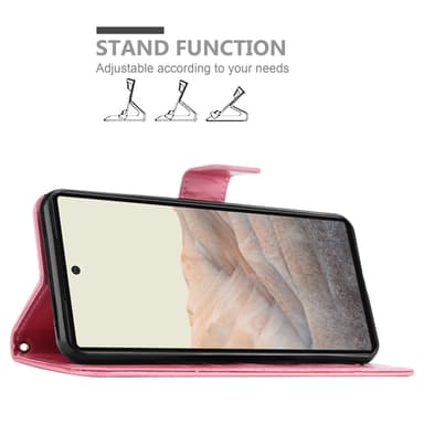 Google PIXEL 6 Plånboksfodral Skal (Rosa)