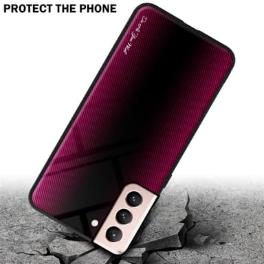 Samsung Galaxy S21 5G Skal Fodral Case (Rosa)