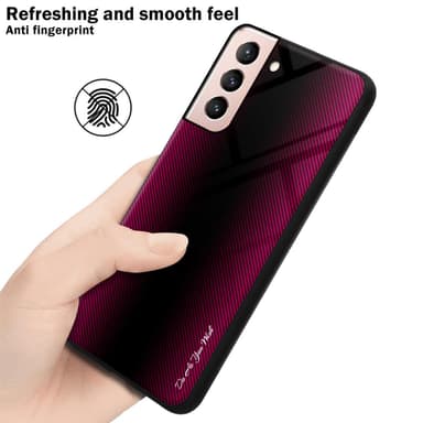 Samsung Galaxy S21 5G Skal Fodral Case (Rosa)