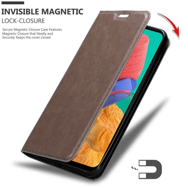 Samsung Galaxy M33 5G Skal Fodral Case (Brun)