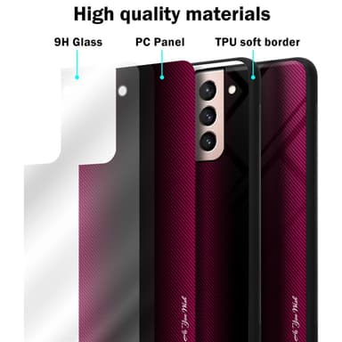 Samsung Galaxy S21 5G Skal Fodral Case (Rosa)