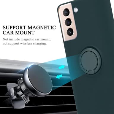 Skal Samsung Galaxy S21 PLUS Fodral Case (Grön)