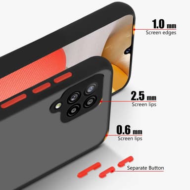 Samsung Galaxy A42 4G Skal Fodral Case (Svart)
