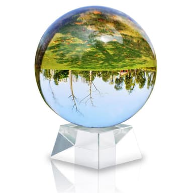Glaskula stativ Glasboll Kristallboll Fotoboll (100 mm)