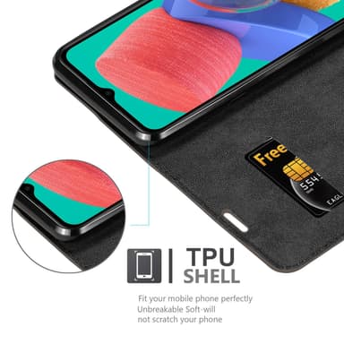 Samsung Galaxy M33 5G Skal Fodral Case (Brun)
