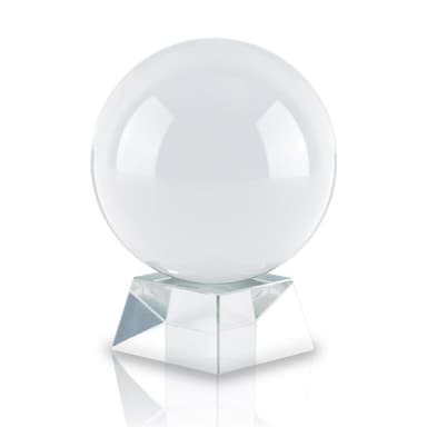 Glaskula stativ Glasboll Kristallboll Fotoboll (100 mm)
