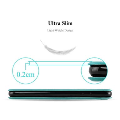 Sony Xperia Z5 PREMIUM Plånboksfodral Skal (Turkos)