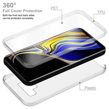 Skal Samsung Galaxy NOTE 9 Fodral Case (Genomskinlig)