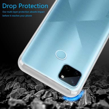 Realme C21Y / C25Y Skal Fodral Case (Transparent)