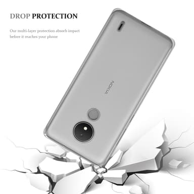 Nokia C21 Skal Fodral Case (Transparent)