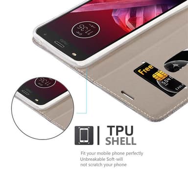 Motorola MOTO Z2 PLAY / Z2 FORCE Plånboksfodral Skal
