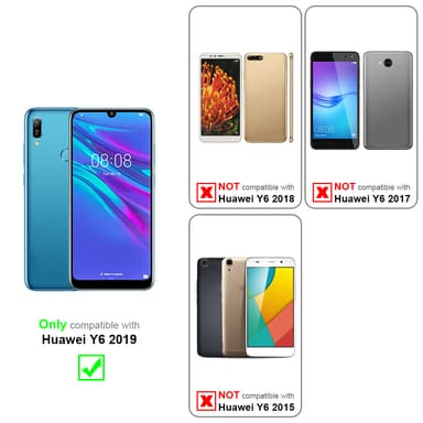 Huawei Y6 2019 Skal Fodral Case (Vit)