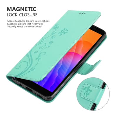 Honor 9S / Huawei Y5P Plånboksfodral Skal (Turkos)
