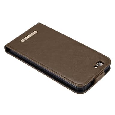 ZTE Blade A612 Flipfodral Skal (Brun)