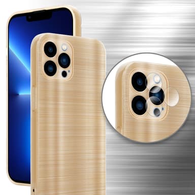 iPhone 13 PRO MAX Skal Fodral Case (Guld)