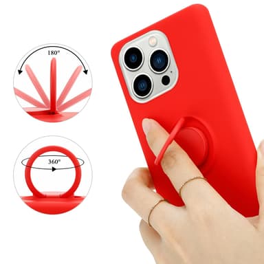 Skal iPhone 14 PRO Fodral Case (Röd)