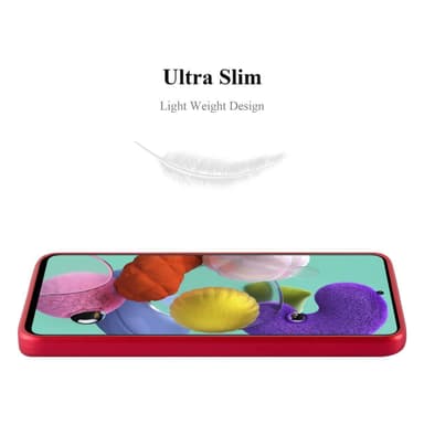 Skal Samsung Galaxy A51 4G / M40s Fodral Case (Röd)