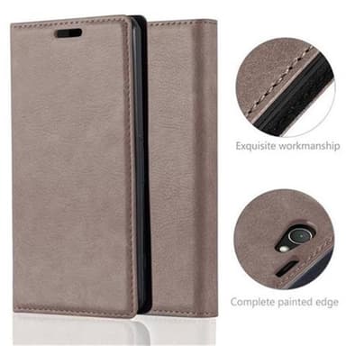 Sony Xperia Z1 COMPACT Skal Fodral Case (Brun)