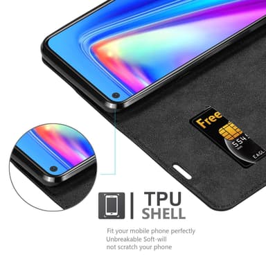 Realme 7 4G Skal Fodral Case (Svart)