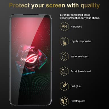 Asus ROG Phone 5 3x Skyddsglas Skyddsfilm Skärmskydd