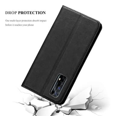 Realme 7 4G Skal Fodral Case (Svart)