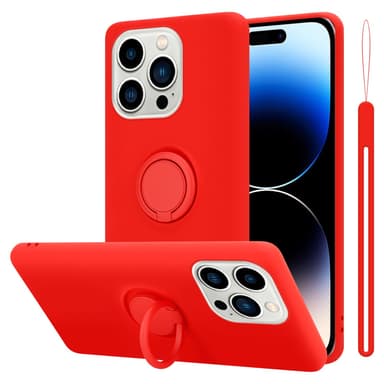 Skal iPhone 14 PRO Fodral Case (Röd)