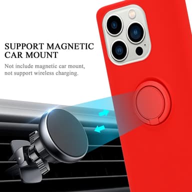 Skal iPhone 14 PRO Fodral Case (Röd)
