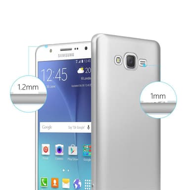 Skal Samsung Galaxy J7 2015 Fodral Case (Silver)