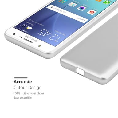 Skal Samsung Galaxy J7 2015 Fodral Case (Silver)