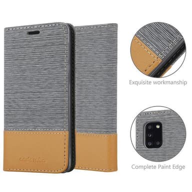 Samsung Galaxy A31 Plånboksfodral Skal (Grå)