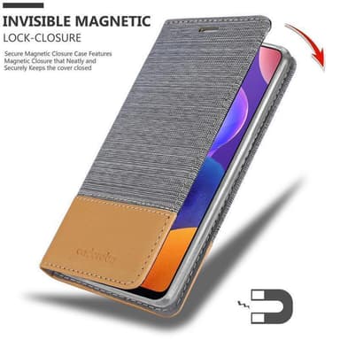 Samsung Galaxy A31 Plånboksfodral Skal (Grå)