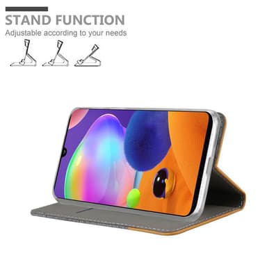 Samsung Galaxy A31 Plånboksfodral Skal (Grå)