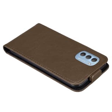 Motorola MOTO G51 5G Flipfodral Skal (Brun)