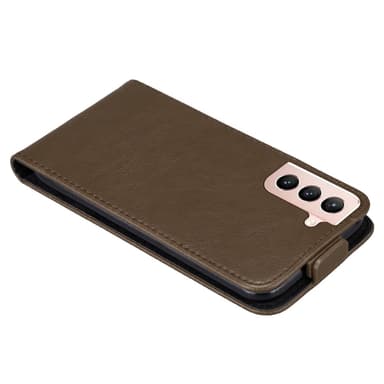 Samsung Galaxy S21 5G Flipfodral Skal (Brun)