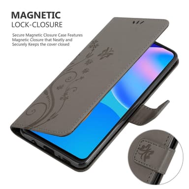 Huawei P SMART 2021 Plånboksfodral Skal (Grå)