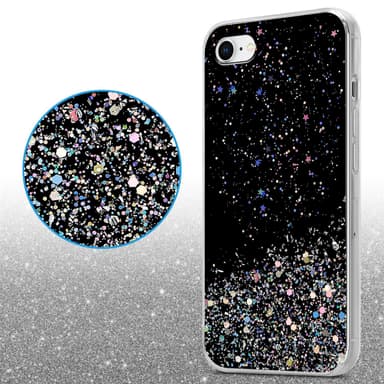 iPhone 7 / 7S / 8 / SE 2020 Skal Fodral Case (Svart)