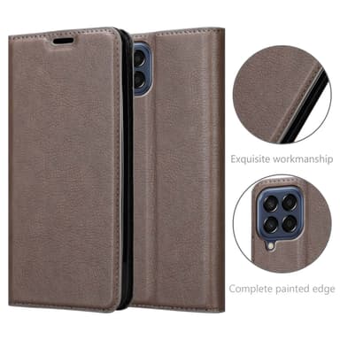 Samsung Galaxy M33 5G Skal Fodral Case (Brun)