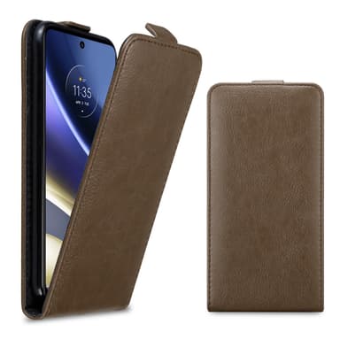 Motorola MOTO G51 5G Flipfodral Skal (Brun)