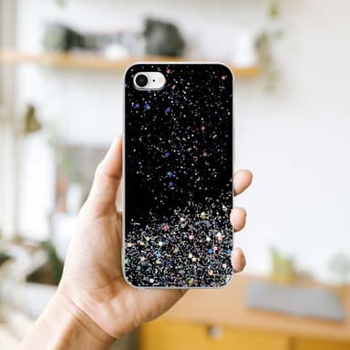 iPhone 7 / 7S / 8 / SE 2020 Skal Fodral Case (Svart)