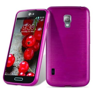 LG L7 II (2. SIM) Skal Fodral Case (Rosa)