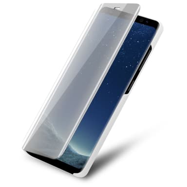 Samsung Galaxy S8 Plånboksfodral Skal (Silver)