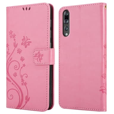 Huawei P20 PRO / P20 PLUS Plånboksfodral Skal (Rosa)