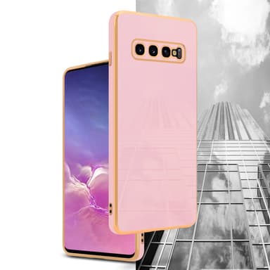 Samsung Galaxy S10 4G Skal Fodral Case (Rosa)